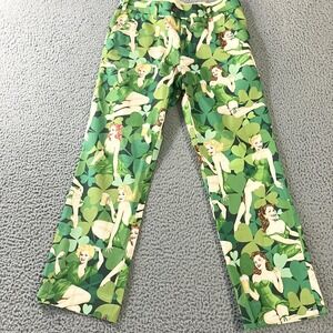 Loudmouth Pants Mens 32x30 Green Shamrock Pinup Girls Beer Golf St Patricks Day